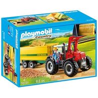 פליימוביל 70131 טרקטור ונגרר עם חציר למכירה 