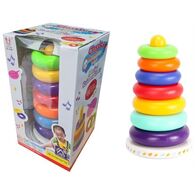 403101 מגדל טבעות פעמונים לוקס צבעי קשת 26X14 ס"מ  בית הצעצוע למכירה , 2 image