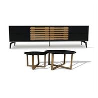 סט סלוני סט מזנון ושני שולחנות סולם Leonardo למכירה , 3 image