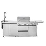 מטבח חוץ  גז Caesar Julius 4 Kitchen + Sink למכירה 
