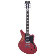 גיטרה חשמלית D'Angelico Premier Bedford SH Oxblood למכירה , 2 image