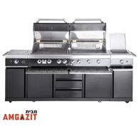 גריל  גז 38033 מטבח חוץ 6 מבערים + כירה צד כפולה All Grill למכירה , 3 image