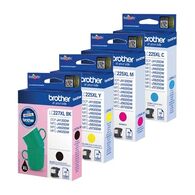 מארז ראשי דיו LC225XL- LC227XLBK סט 4 ראשי דיו Brother למכירה , 3 image