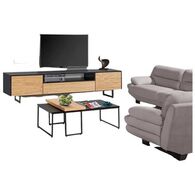 סט סלוני סט מזנון ו2 שולחנות דגם מור Leonardo למכירה , 3 image