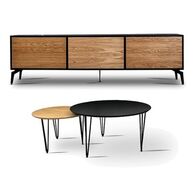 סט סלוני סט מזנון ושני שולחנות דגם גולן Leonardo למכירה , 2 image