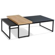 סט סלוני סט מזנון ו2 שולחנות דגם מור Leonardo למכירה , 2 image