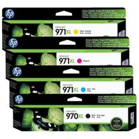 מארז ראשי דיו 970XL - 971XL סט 4 ראשי דיו HP למכירה , 2 image