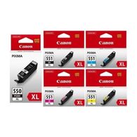 מארז ראשי דיו PGI-550XL + CLI-551XL מארז 5 ראשים Canon קנון למכירה , 3 image