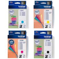 מארז ראשי דיו LC22U סט 4 ראשי דיו Brother למכירה , 2 image