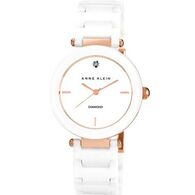 שעון יד  אנלוגי  לאישה Anne Klein AK/1018RGWT למכירה 