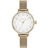 שעון יד  אנלוגי  לאישה OBAKU V237LXGIMG למכירה 