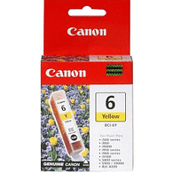 ראש דיו  צהוב Canon BCI-6Y קנון למכירה 