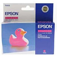 ראש דיו מג'נטה / אדום  Epson T0553 אפסון למכירה , 2 image