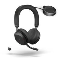 אוזניות Bluetooth Evolve2 75 כולל מעמד טעינה JABRA ג'אברה למכירה 