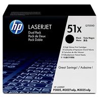 טונר  שחור HP 51X Q7551XD 2Pack למכירה 