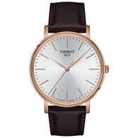 שעון יד  אנלוגי  לגבר Tissot Everytim T143.410.36.011.00 טיסו למכירה 
