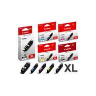 מארז ראשי דיו  צהוב שחור כחול אדום CLI551XL מארז 5 ראשי דיו Canon קנון למכירה 