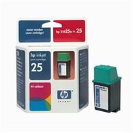 ראש דיו  צבעוני HP 25 51625AE למכירה 