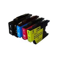 מארז ראשי דיו  צהוב שחור כחול אדום סט 4 טונרים LC1220 Brother למכירה , 2 image