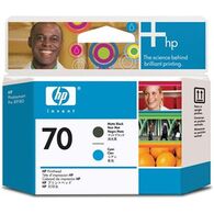 ראש דיו  שחור וציאן HP 70 C9404A למכירה 