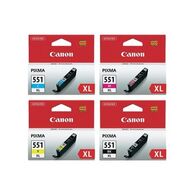 מארז ראשי דיו CLI551XL סט 4 ראשי דיו Canon קנון למכירה , 2 image