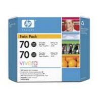ראש דיו  שחור HP 70 CB340A למכירה 