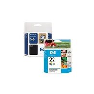 ראש דיו  צהוב שחור כחול אדום HP 22+56 C9352AE+C6656AE למכירה , 2 image