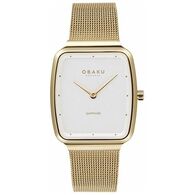 שעון יד  לאישה OBAKU Tern Lille Gold V267LXGIMG למכירה 