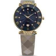 שעון יד  אנלוגי Let Me Take You To Rio כחול מתכת Emboss למכירה , 2 image