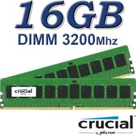 זיכרון  למחשב נייח 16GB 3200Mhz Crucial CT16G4DFRA32A למכירה , 3 image