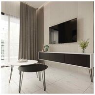 סט סלוני סט מזנון וזוג שולחנות לסלון דגם זברה Panda Style למכירה , 2 image