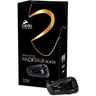 דיבורית לאופנוע Cardo Scala Rider Packtalk Black Special Edtion למכירה 