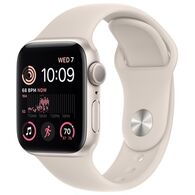 שעון חכם Apple Watch SE 2nd Gen 44mm Aluminum Case Sport Band GPS אפל למכירה , 3 image