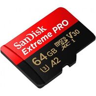 כרטיס זיכרון SanDisk Extreme Pro Extreme Pro 64GB SDXC SDSQXCY-064G 64GB Micro SD סנדיסק למכירה , 2 image