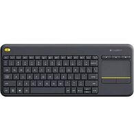 מקלדת עם משטח מגע Logitech Wireless Touch Keyboard K400 Plus לוגיטק למכירה 