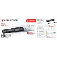 פנס יד Ledlenser P2R Core למכירה 
