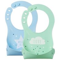 Nuvita Squashy 4370 - Set of 2 silicone bibs למכירה 