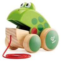 E0361 FROG PULL ALONG מעודד הליכה צפרדע Hape למכירה 