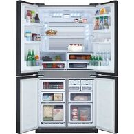 מקרר  מקפיא תחתון Sharp SJFP85VSL  613 ליטר שארפ למכירה , 3 image