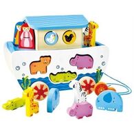 E8049 Pull Along Noah's Ark Hape למכירה 
