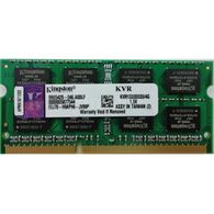 זיכרון  למחשב נייד 4GB 1333Mhz Kingston KVR1333D3S9/4G קינגסטון למכירה 