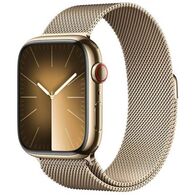 שעון חכם Apple Watch Series 9 45mm Stainless Steel Case Milanese Loop GPS + Cellular אפל למכירה 