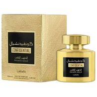 בושם לגבר Lattafa Confidential Private Gold E.D.P for Unisex 100ml למכירה 