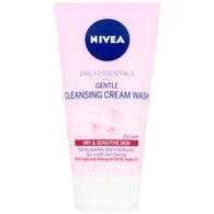 Gentle Face Cleansing Cream Wash for Dry and Sensitive Skin 150ml Nivea למכירה 