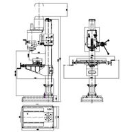 מקדחת עמוד Optimum DH40CT למכירה , 3 image