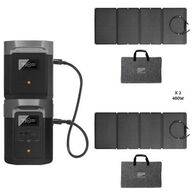 מערכת סולארית Delta 2000Max + תא הרחבה + 2 פאנלים סולריים EcoFlow למכירה 