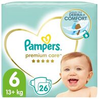 חיתולים Pampers פרימיום חיתולים שלב 6 13+ ק"ג 26 יחידות למכירה 