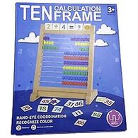 משחק 384712 חשבוניה עץ מוטות מתכת + חשבון מספרים  בית הצעצוע למכירה , 2 image