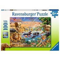 פאזל Savannah Jungle Waterhole XXL 100 חלקים Ravensburger למכירה , 2 image