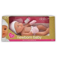 Dolls World YWO8816 בובת תינוקת ניו בורן 38 ס"מ למכירה 
